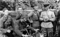 14.07.1944, Ciechanowiszki, pow. Wileńsko-Trocki.
Oddział partyzancki Bazy z Kedywu Komendy Okręgu Wileńskiego AK w czasie akcji 