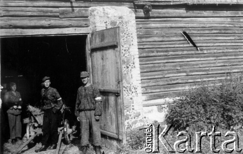 14.07.1944, Ciechanowiszki, pow. Wileńsko-Trocki.
Oddział partyzancki Bazy z Kedywu Komendy Okręgu Wileńskiego AK w czasie akcji 