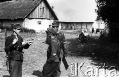 15.07.1944, Ciechanowiszki, pow. Wileńsko-Trocki.
Oddział partyzancki Bazy z Kedywu Komendy Okręgu Wileńskiego AK w czasie akcji 