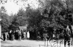17.07.1944, Czarny Bór, pow. Wileńsko-Trocki.
Oddział partyzancki Bazy z Kedywu Komendy Okręgu Wileńskiego AK po akcji 