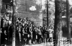 17.07.1944, Czarny Bór, pow. Wileńsko-Trocki.
Oddział partyzancki Bazy z Kedywu Komendy Okręgu Wileńskiego AK po akcji 