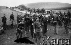 17.07.1944, okolice Wołkorabiszek, pow. Wileńsko-Trocki.
Oddział partyzancki Bazy z Kedywu Komendy Okręgu Wileńskiego AK po akcji 
