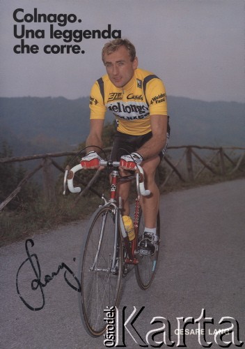 Lata 70-te lub lata 80-te, brak miejsca.
Czesław Lang.
Fot. NN, zbiory Ośrodka Karta, udostępniło Warszawskie Towarzystwo Cyklistów (WTC).