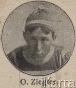 Początek XX w., brak miejsca.
Portret O. Zieglera.
Fot. NN, zbiory Ośrodka Karta, udostępniło Warszawskie Towarzystwo Cyklistów (WTC).