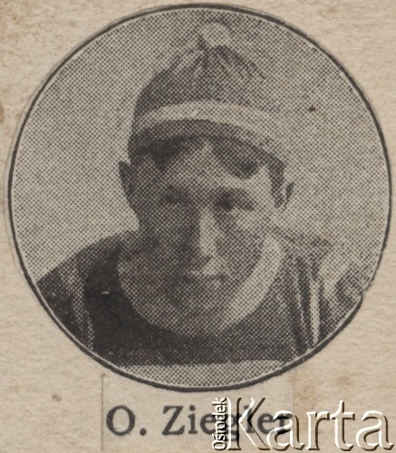 Początek XX w., brak miejsca.
Portret O. Zieglera.
Fot. NN, zbiory Ośrodka Karta, udostępniło Warszawskie Towarzystwo Cyklistów (WTC).