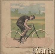 Koniec XIX wieku, brak miejsca.
Alex Verheyen na rowerze 