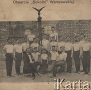 1905-1906, Warszawa, Polska pod zaborem rosyjskim.
Otwarcie 