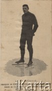 6.02.1899, Davos, Szwajcaria.
Portret zwyciÍzcy trzech z czterech dystansůw i zdobywcy Mistrzostwa Ćwiata - Norwega Pedera Oestlunda w ≥yŅwach.
Fot. NN, zbiory Oúrodka Karta, udostÍpni≥o Warszawskie Towarzystwo Cyklistůw (WTC).