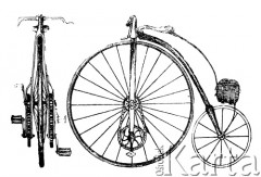 XIX wiek, brak miejsca.
Bicykl bezpieczny Rousseau.
Fot. NN, zbiory Ośrodka Karta, udostępniło Warszawskie Towarzystwo Cyklistów (WTC).
