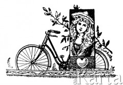 XIX wiek, brak miejsca.
Ilustracja prasowa.
Fot. NN, zbiory Ośrodka Karta, udostępniło Warszawskie Towarzystwo Cyklistów (WTC).