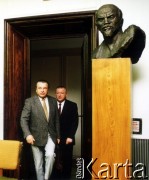 1989, Warszawa, Polska.
Ostatnie Plenum Komitetu Centralnego Polskiej Zjednoczonej Partii Robotniczej, z przodu gen. Czesław Kiszczak.
Fot. Wojciech Druszcz, zbiory Ośrodka KARTA