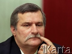 1990, Warszawa, Polska.
Lech Wałęsa w Sejmie.
Fot. Wojciech Druszcz, zbiory Ośrodka KARTA