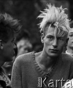 1986, Jarocin, Polska.
Festiwal rockowy.
Fot. Wojciech Druszcz, zbiory Ośrodka KARTA