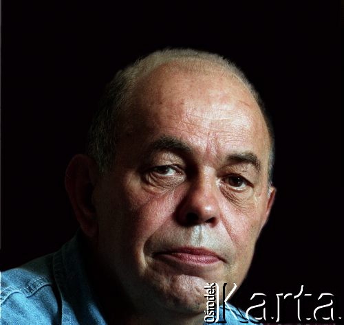 1996, Warszawa, Polska.
Jacek Kuroń w swoim domu.
Fot. Wojciech Druszcz, zbiory Ośrodka KARTA