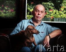 1996, Warszawa, Polska.
Jacek Kuroń w swoim domu.
Fot. Wojciech Druszcz, zbiory Ośrodka KARTA