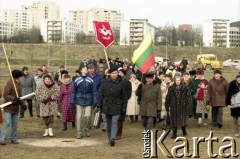 1990-1991, Wilno, Litwa.
Manifestacja.
Fot. Wojciech Druszcz, zbiory Ośrodka KARTA