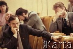 1989-1990, Wilno, Litwa.
Parlament.
Fot. Wojciech Druszcz, zbiory Ośrodka KARTA