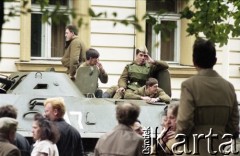 1990, Wilno, Litwa.
Wojsko radzieckie na ulicy.
Fot. Wojciech Druszcz, zbiory Ośrodka KARTA