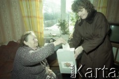 3.03.1991, Łotwa.
Referendum, w którym mieszkańcy państwa zdecydowali o niepodległości Łotwy.
Fot. Wojciech Druszcz, zbiory Ośrodka KARTA
