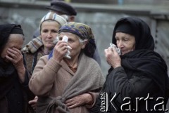 Maj 1991, Armenia. 
Konflikt Armenii z Azerbejdżanem o Górski Karabach. Uchodźcy z Górskiego Karabachu.
Fot. Wojciech Druszcz, zbiory Ośrodka KARTA
