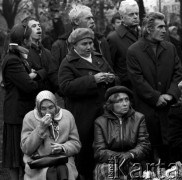 4.11.1984, Warszawa, Polska.
Kościół św. Stanisława Kostki. Pogrzeb księdza Jerzego Popiełuszki.
Fot. Wojciech Druszcz, zbiory Ośrodka KARTA