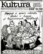 Grudzień 1981, Polska. 
Makieta strony tytułowej tygodnika 