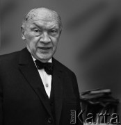 1975, Polska.
Pisarz, eseista i tłumacz literatury Jan Parandowski.
Fot. Wojciech Druszcz, zbiory Ośrodka KARTA
