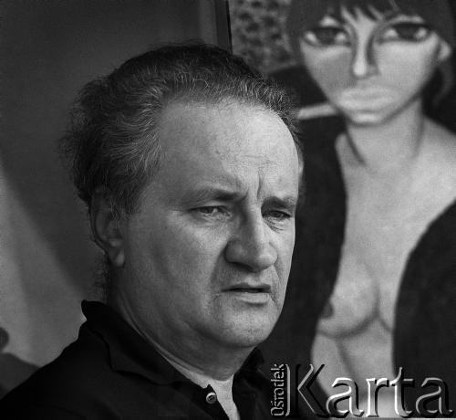1976, Warszawa, Polska.
Pisarz Stanisław Dygat.
Fot. Wojciech Druszcz, zbiory Ośrodka KARTA