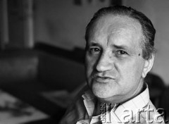 1976, Warszawa, Polska.
Pisarz Stanisław Dygat.
Fot. Wojciech Druszcz, zbiory Ośrodka KARTA