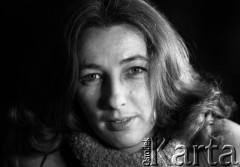 1980, Warszawa, Polska.
Dziennikarka, pisarka Teresa Torańska.
Fot. WojciechDruszcz, zbiory Ośrodka KARTA