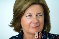Lipiec 2006, Warszawa, Polska.
Maria Kaczyńska, żona Prezydenta RP Lecha Kaczyńskiego.
Fot. Wojciech Druszcz, zbiory Ośrodka KARTA