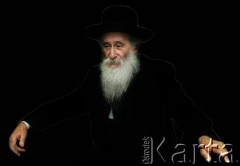 26.02.1997, Warszawa, Polska.
Chasydzki rabin Pinchas Menachem Joskowicz, w latach 1988-1999 naczelny rabin Polski.
Fot. Wojciech Druszcz, zbiory Ośrodka KARTA.