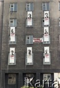 Maj 1989, Gdańsk, Polska.
Plakaty wyborcze kandydatów Komitetu Obywatelskiego 