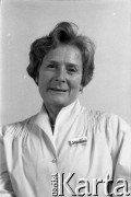 Kwiecień 1989, Polska.
Olga Krzyżanowska, kandydatka Komitetu Obywatelskiego 