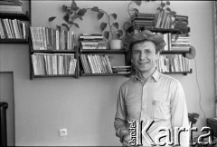Kwiecień 1989, Gdańsk, Polska.
Bogdan Lis, kandydat Komitetu Obywatelskiego 