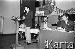 1989, Gdańsk (?), Polska.
II Wojewódzki Zjazd NSZZ Rolników Indywidualnych 