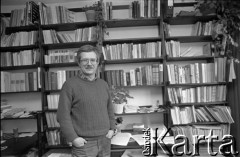 Kwiecień 1989, Gdańsk, Polska.
Jacek Merkel, kandydat Komitetu Obywatelskiego 
