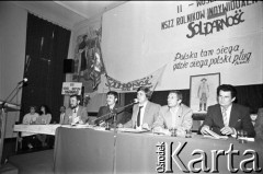 1989, Gdańsk (?), Polska.
II Wojewódzki Zjazd NSZZ Rolników Indywidualnych 