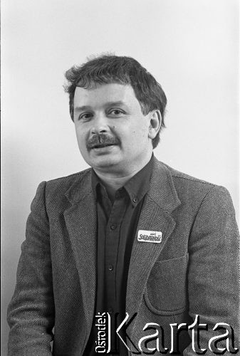 Maj 1989, Polska.
Lech Kaczyński, kandydat Komitetu Obywatelskiego 