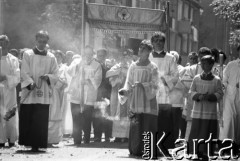 25.05.1989, Polska.
Procesja z okazji święta Bożego Ciała.
Fot. Leszek Pękalski, zbiory Ośrodka KARTA