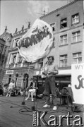 Maj 1989, Tczew, Polska.
Spotkanie z kandydatami Komitetu Obywatelskiego 