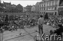 Maj 1989, Tczew, Polska.
Spotkanie z kandydatami Komitetu Obywatelskiego 