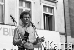 Maj 1989, Tczew, Polska.
Spotkanie z kandydatami Komitetu Obywatelskiego 