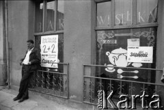 Maj 1989, Tczew, Polska.
Spotkanie na rynku z kandydatami Komitetu Obywatelskiego 