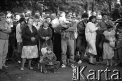 Maj 1989, Pszczółki, Polska.
Spotkanie z kandydatami Komitetu Obywatelskiego 