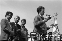Maj 1989, Gdańsk-Orunia, Polska.
Spotkanie z kandydatkami Komitetu Obywatelskiego 