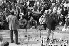 Maj 1989, Gdynia, Polska.
Wiec 