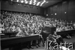 Maj 1989, Gdańsk (?), Polska.
Spotkanie mężów zaufania Komitetu Obywatelskiego 
