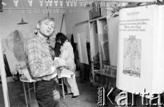 1986, Ferrara, Włochy.
Aktorzy Teatru Ósmego Dnia Tadeusz Janiszewski i Barbara Theobaldt.
Fot. Joanna Helander, zbiory Ośrodka KARTA