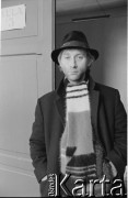 1986, Ferrara, Włochy.
Aktor Teatru Ósmego Dnia Tadeusz Janiszewski w Teatro Nucleo.
Fot. Joanna Helander, zbiory Ośrodka KARTA